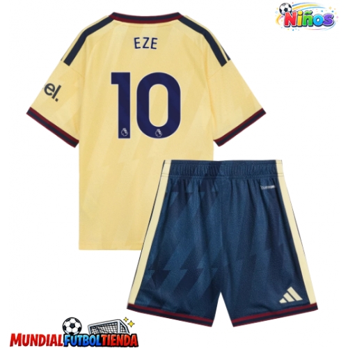 Camiseta Arsenal Eberechi Eze #10 Tercera Equipación Replica 2026-27 para niños mangas cortas (+ Pantalones cortos)